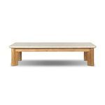 Product Image 6 for Sterling Beige Fossil Travertine Outdoor Coffee Table from Four Hands