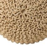 Product Image 6 for Azene Handmade Solid Beige Cylinder Pouf 20" x 20" x 14" from Jaipur