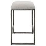 Product Image 6 for Brisbane Iron & Boucle Counter Stool from Uttermost