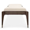 Product Image 3 for Cream Fabric Modern Oxford Bed Bench from Caracole