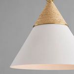 Product Image 4 for Mica 1-Light Modern Coastal Rope-Wrapped Large Pendant from Mitzi