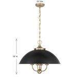 Product Image 7 for Monterey 4-Light Pendant Warm Brass from Savoy House 