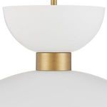 Product Image 4 for Zevio White Pendant from Currey & Company