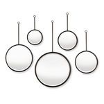 Product Image 1 for Maison Noir Pendulum Mirrors, Set Of 5 from Napa Home And Garden