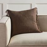 Product Image 2 for Majere Solid Brown Pillow from Jaipur 