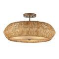 Product Image 5 for Antibes Rattan Semi-Flush Mount from Currey & Company