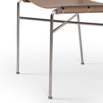 Product Image 19 for Wharton Faux Sierra Nude Leather Dining Chair from Four Hands