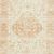 Rosette rug runner with three terracotta medallions arranged lengthwise, emphasizing unique design variation.
