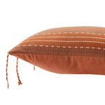 Product Image 3 for Bhodi Mauve/ Terracotta Tribal Lumbar Pillow from Jaipur 