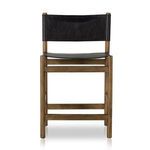 Product Image 3 for Kena Leather Black Bar Stool from Four Hands