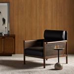 Product Image 2 for Kempsey Leather Accent Chair - Heirloom Black from Four Hands