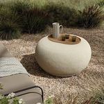 Product Image 4 for Chip Outdoor Ottoman - Jasper Natural from Four Hands