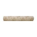 Darker beige April Bolster Pillow shown flat from front view