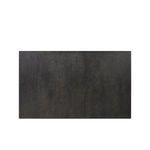 Top-down view of horizontal wood grain texture on bed footboard panel