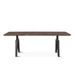 Product Image 4 for Dakota 84 Inch Rectangle Dining Table With Cast Iron Base from World Interiors