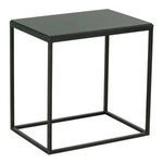 Circa End Table shown at a three-quarter angle highlighting frame depth and tabletop thickness
