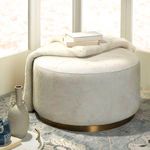 Product Image 2 for Large Thackeray Round Pouf from Jamie Young