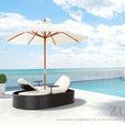 Product Image 1 for Hampton Double Chaise Lounge from Zuo
