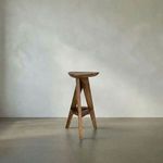 Product Image 1 for Twist Teak Counter Stool from Noir