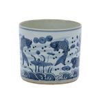 Product Image 2 for Blue & White Fish Orchid Pot from Legend of Asia