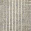 Rectangular modern rug with a grid pattern in slate and ivory, hand-tufted wool and jute texture