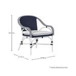 Product Image 18 for Savoy Chalk And White & Navy Lounge from Summer Classics