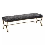 Product Image 1 for Teatro Bench Antique Black from Moe's