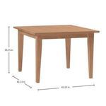 Product Image 4 for Teak 42" Square Farm Table from Summer Classics
