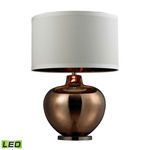Product Image 1 for Oversized Blown Glass Table Lamp In Bronze Plated Finish from Elk Home