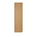 Smooth vertical wood grain surface showing fine texture and light oak color