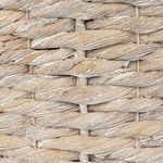 Product Image 5 for White Seagrass Pedestal Drum Table from Creative Co-Op