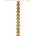 Product Image 1 for Melrose Gold Leaf Metal Floor Lamp from Jamie Young