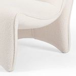 Bridgette Shearling Small Accent Chair - Cardiff Cream image 8