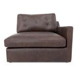 Product Image 1 for Thurlow Right Arm Facing Chair Espresso Brown Leather from Moe's