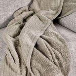 Product Image 7 for TC Linen Cotton Blend Throw Blanket Blanket from Classic Home Furnishings