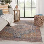 Product Image 3 for Vibe By Saphir Medallion Multicolor/ Blue Rug from Jaipur 