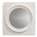 Product Image 1 for Circle Squared Mirror, Off White from Sarreid Ltd.