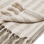 Product Image 3 for Linna 100% Cotton Ivory 50"x70" Throw Blanket from Classic Home Furnishings