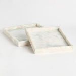 Product Image 3 for Johanna Square Marble Trays , Set Of 2 from Napa Home And Garden