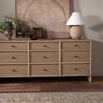 Product Image 18 for Analisa Sandy Oak 9 Drawer Dresser from Four Hands