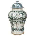 Product Image 2 for Blue & White Sea Flower Temple Jar - Small from Legend of Asia