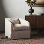Product Image 17 for Topanga Flanders Flax Linen Slipcover Swivel Chair from Four Hands