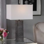 Product Image 5 for Sanderson Metallic Charcoal Table Lamp from Uttermost