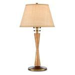 Product Image 1 for Woodville Retro Wood Table Lamp from Currey & Company