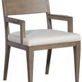 Three-quarter front angle highlighting clean lines and slightly tapered legs of the chair