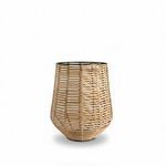Product Image 1 for Natural Iron & Bamboo Lantern Dia 9.75" from BIDKHome