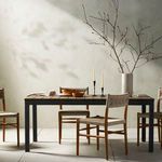 Product Image 2 for Falston Outdoor Black Metal Extension Dining Table from Four Hands