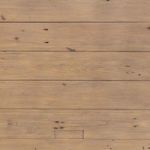 Top-down view showing flat wooden slats with visible grain and a few dark wood knots
