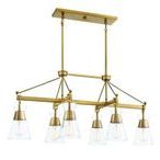 Product Image 4 for Lakewood 6 Light Linear Chandelier from Savoy House 