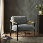 Product Image 13 for Rowen Thames Raven Modern Grey Upholstered Accent Chair from Four Hands